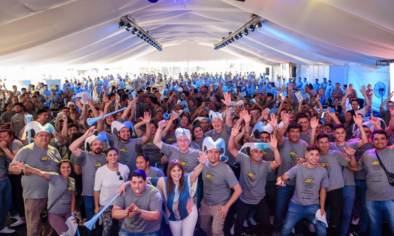 Empleados de la planta de Topper en Tucumán celebraron el aniversario