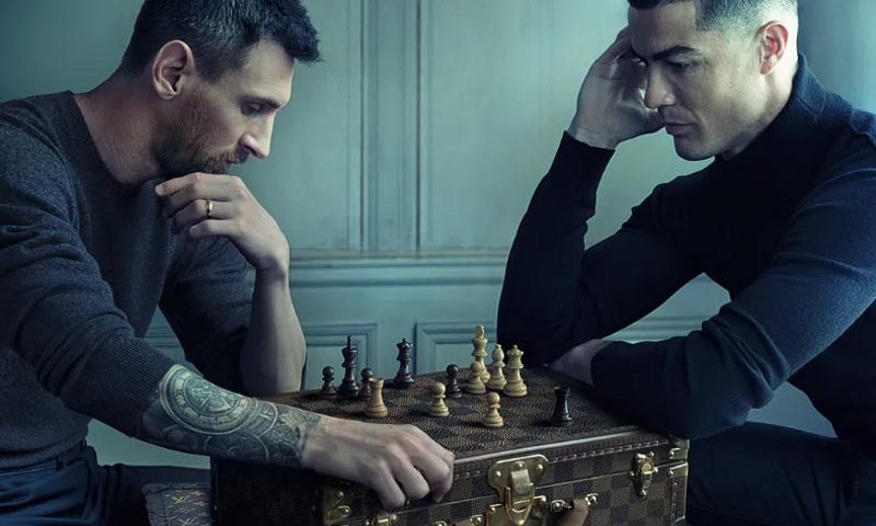 Messi y Ronaldo en la última campaña de Louis Vuitton