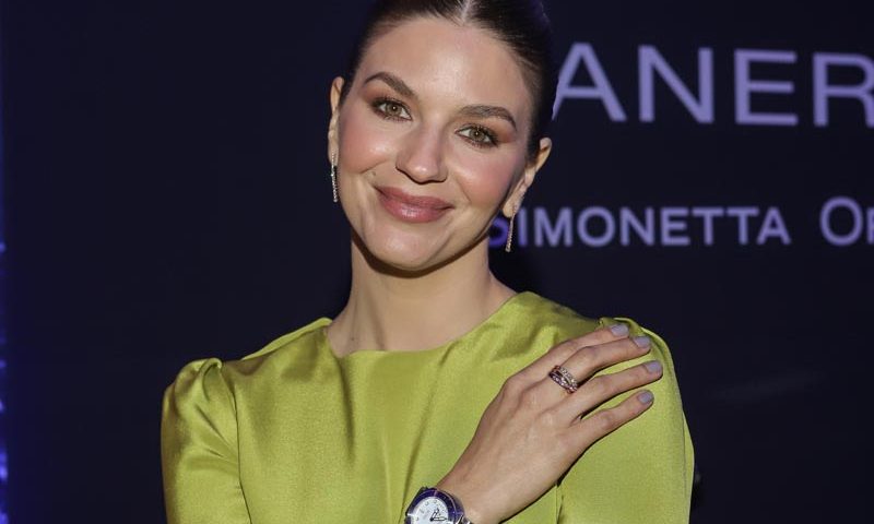 Marcela Kloosterboer en la fiesta de Panerai en Buenos Aires