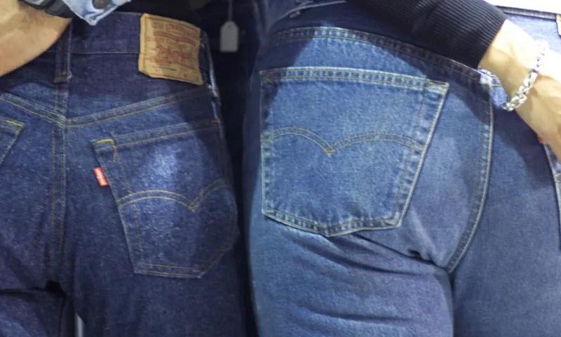 Levi's denim jean