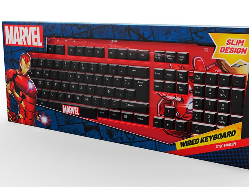 Teclado XTK-M401IM Iron Man