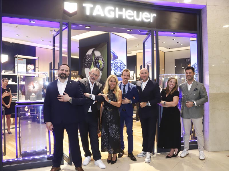 Inauguración del local de TAG Heuer en Alcorta Shopping