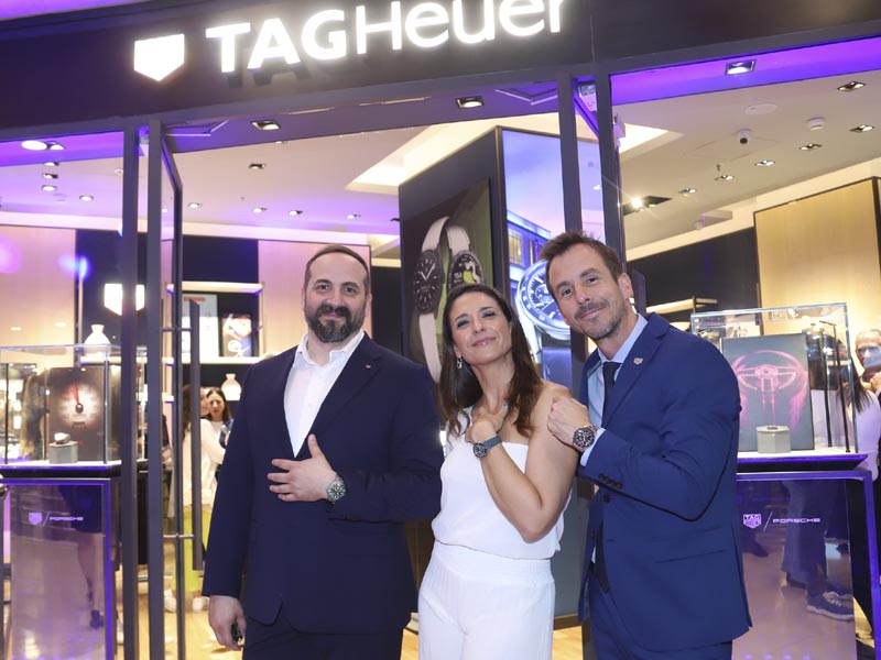 Inauguración del local de TAG Heuer en Alcorta Shopping 