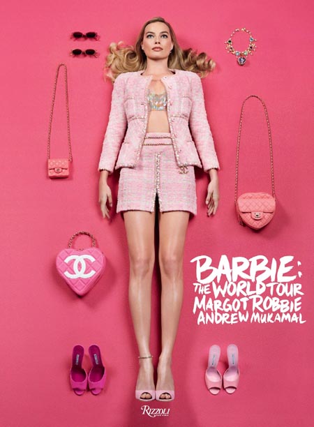 Libros de moda.  tapa del libro BARBIE™: THE WORLD TOUR.