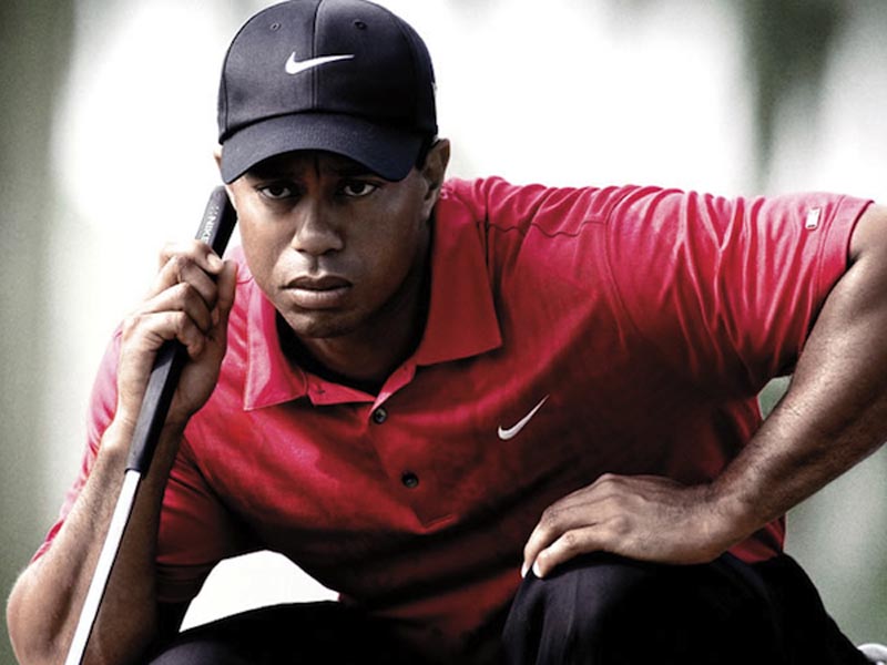 Tiger Woods vestido de Nike