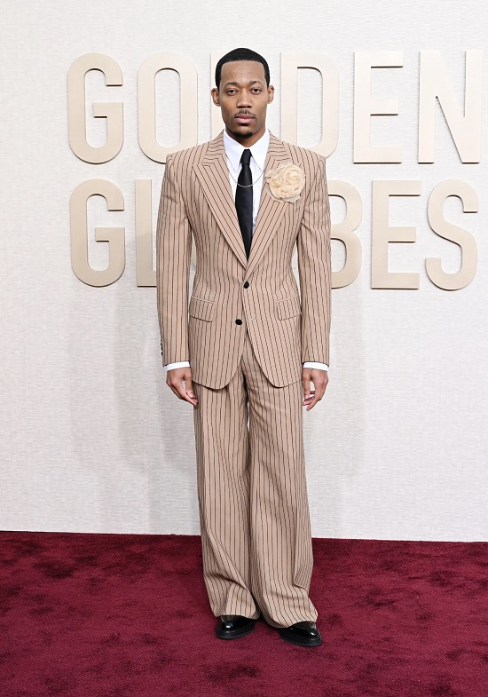 Tyler James Williams en los Golden Globes
