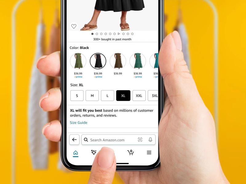 Con IA, Amazon ofrecerá reseñas de talles sobre ropa