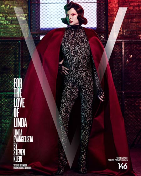 Linda Evangelista tapa de V Magazine