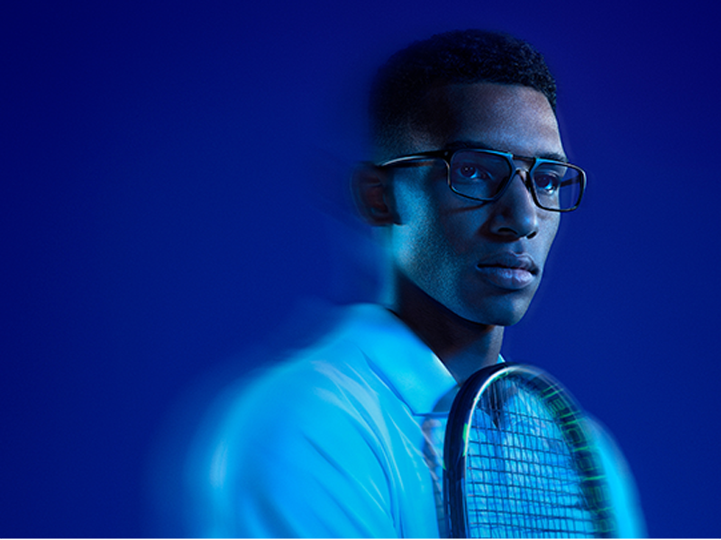 Felix Auger Aliassime usando las Gafas TAG Heuer 2024