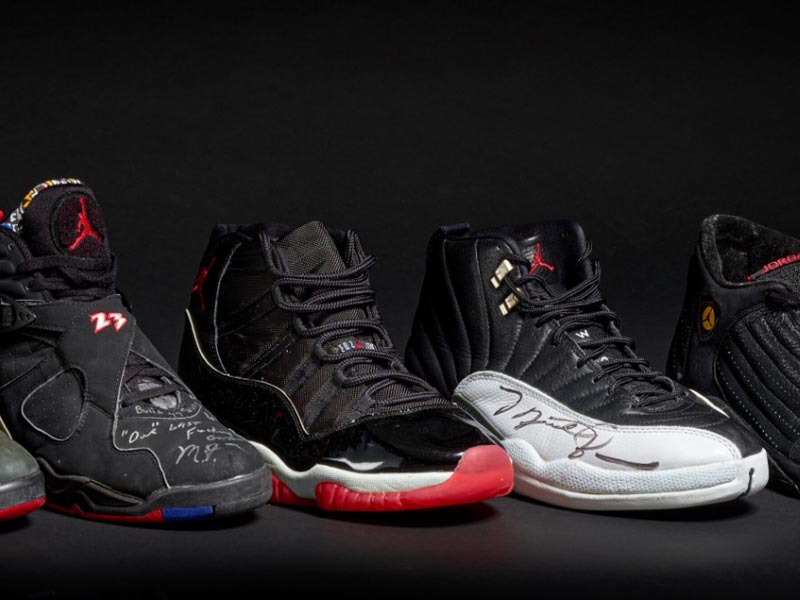 Las zapatillas que usó Michael Jordan en cada uno de las finales en las que salió campeón de la NBA