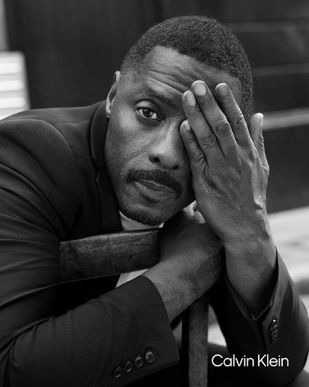 Idris Elba en la campaña de Calvin Klein