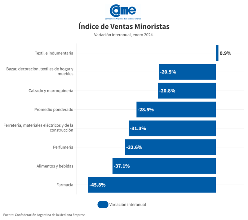 Ventas Minoristas CAME 2024