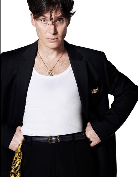 Cillian Murphy en la campaña Versace Icons 2024