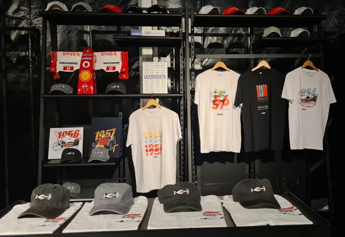 Merchandising en F1 Exhibition en Buenos Aires