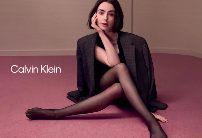 Lily Collins para Calvin Klein