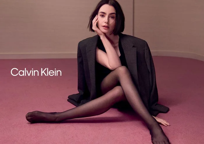 Lily Collins para Calvin Klein