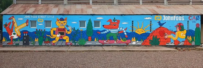 Mural de John Foos en Mendoza, Argentina