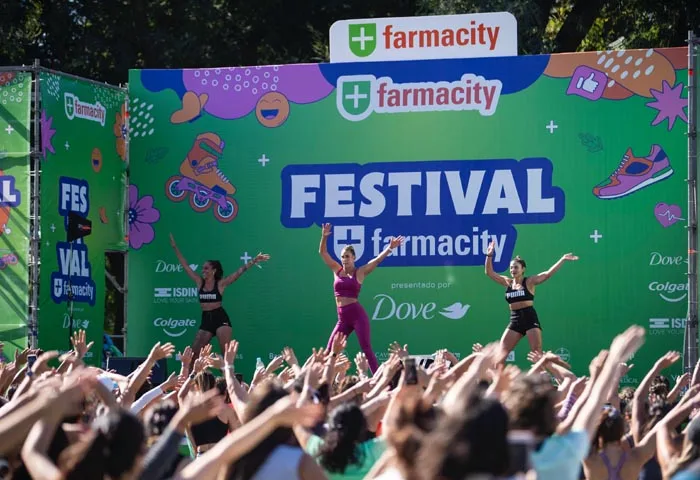 "Cardio de la Felicidad" con Juli Puente en Festival Farmacity 2025