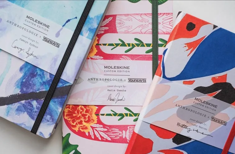 Colaboración de Anthropologie con Moleskine