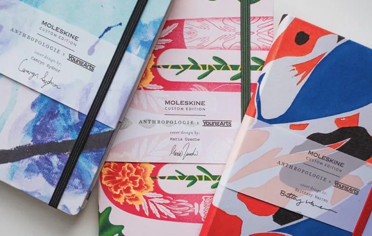 Colaboración de Anthropologie con Moleskine