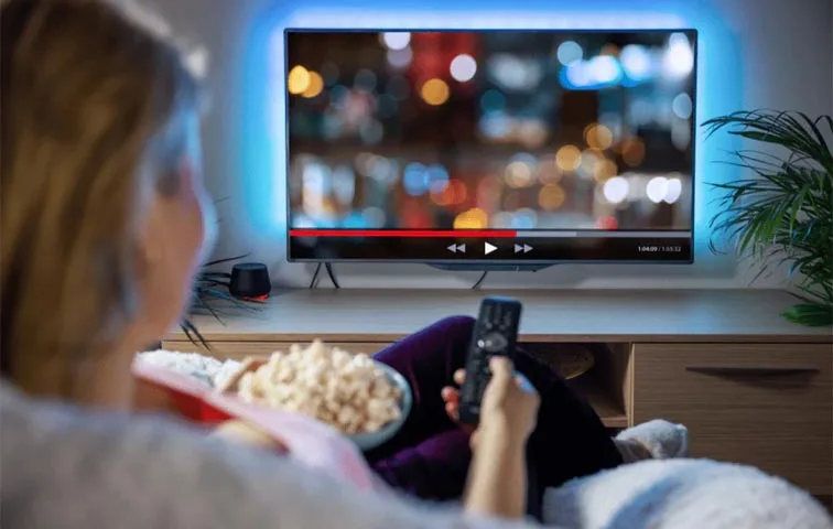 Ver la tele televisor TV control remoto