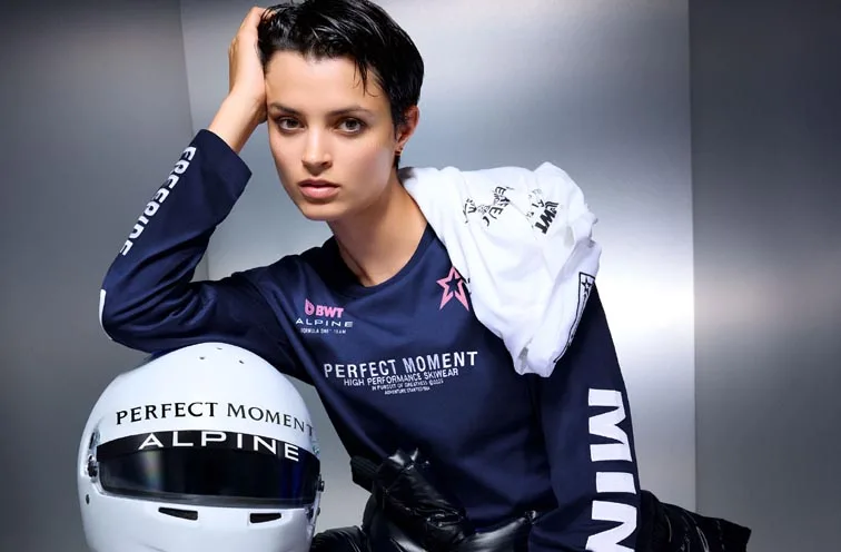 Colección cápsula Perfect Moment x BWT Alpine Formula One Team