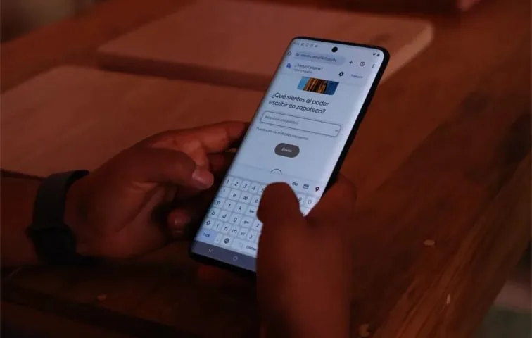 Motorola teclado en zapoteco