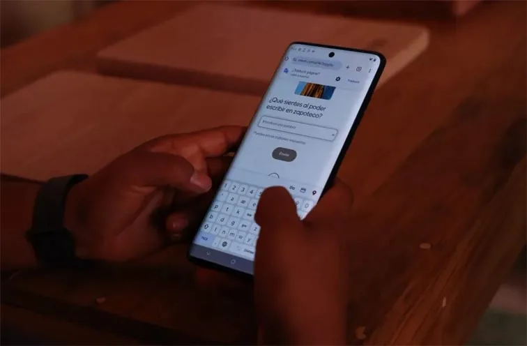 Motorola teclado en zapoteco