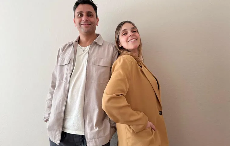 Mauro Pasam y Camila Pérez, cofundadores de Conciencia Circular