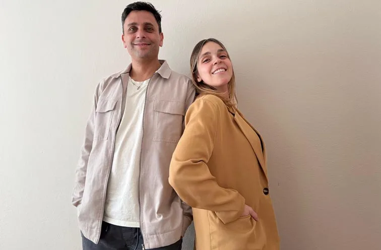 Mauro Pasam y Camila Pérez, cofundadores de Conciencia Circular